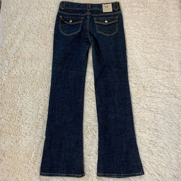 Michael Kors Flare Bootcut Jeans Size 6 Med Wash - Picture 3 of 8